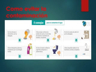 Como evitar la
contaminación
 