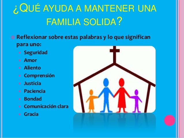 Resultado de imagen para cuales son los valores de la familia