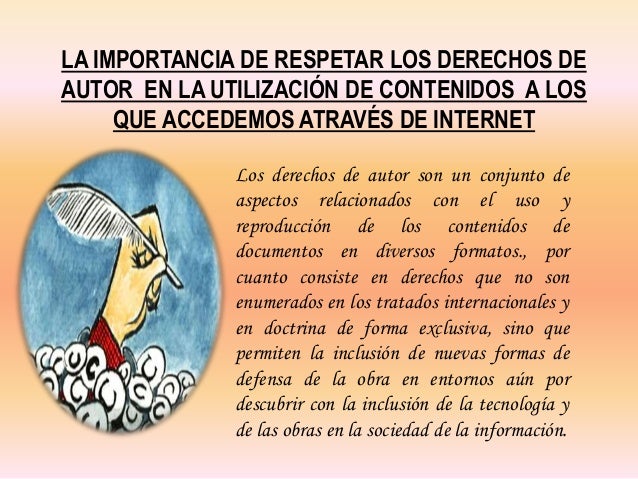 Respetar los Derechos de Autor
