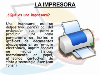 La impresora