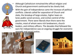 Chilean liberator Bernardo O’Higgins by the famous Mexican muralist David Alfaro Siquieros at Chillán’s Escuela México. The son of the Irish-born governor of Chile, he was a leading figure in the movement to overthrow the ruling Spanish administration and was the first head of state of the independent Chile.O'Higgins Rides Again, Arica, Chile - Every South American city displays its heroes in bronze. In Arica, it's Bernardo O'Higgins who does the honors. O'Higgins fought alongside of Argentina's Jose San Martin, defeating Spain at Chacabuco, bringing independence to Chile in 1818, and served as its first "Supreme Director".