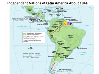 Independent Nations of Latin America About 18443