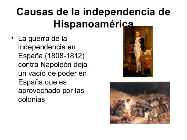 La independencia de América