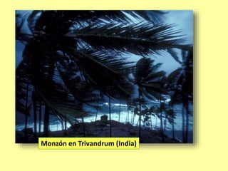 Monzón en Trivandrum (India)
 