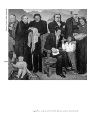 [150]
[Historia
de
la
Infancia
en
el
Chile
Republicano]
Gregorio Torres Parada, “La beneficencia”, 1847. [Óleo sobre tela, Museo Histórico Nacional]
 