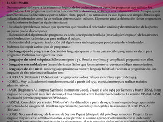 Las UNIDADES DE CD-ROM o DVD son dispositivos que leen la información almacenada sobre disco ópticos.Los CD-ROM, unos discos similares a los compact-disc que se utilizan en audio y que mediante la tecnología láser pueden contener gran cantidad de información (más de 600M). Las unidades de CD-ROM convencionales sólo pueden leer la información que tienen los CD-ROM; no pueden escribir más datos ni borrar su contenido. No obstante también hay unidades grabadoras que permiten la grabación (una única vez) de discos CD-ROM .Los lectores DVD (Digital Video Disk) además de leer los discos convencionales de CD-ROM y audio, pueden leer los nuevos discos DVD de 17 G. - Las UNIDADES DE CINTA MAGNÉTICA (datacartridge) son unidades de lectura y escritura de información sobre cintas magnéticas. A diferencia de las unidades de disco, las unidades de cinta magnética tienen un acceso secuencial a la información, de manera que son mucho más lentas.