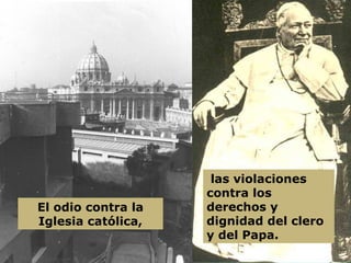 A mitad del
Ochocientos
se ve crecer el fenómeno de
la incredulidad y la
indiferencia,
 