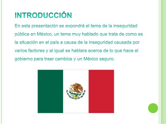 La inseguridad publica