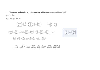 La integral, matrices y ecuaciones diferenciales. | PDF