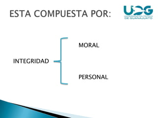 MORAL

INTEGRIDAD

             PERSONAL
 