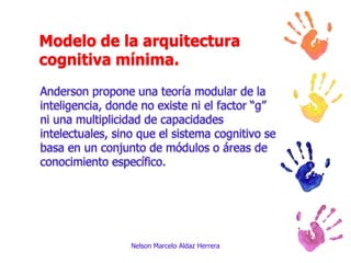 Los componentes de adquisición de conocimiento, empleados al aprender nueva información.Nelson Marcelo Aldaz HerreraTeoría triárquica de la inteligencia (2).