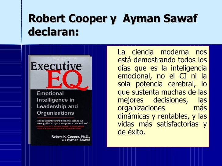 La inteligencia emocional