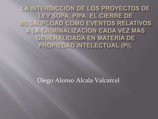 Diego Alonso Alcala Valcarcel
 