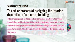La interior design course | PDF