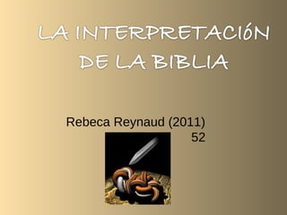 Rebeca Reynaud (2011)
52
 