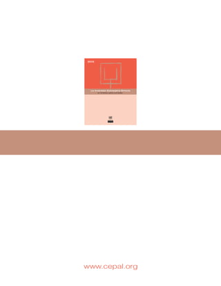 La inversionextranjeradirectadociinf2012  cepal