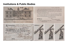 Institutions & Public Bodies
 