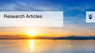 15
Research Articles
 