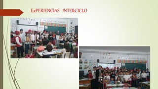 ExPERIENCIAS INTERCICLO
 