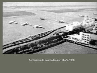Aeropuerto de Los Rodeos en el año 1958 