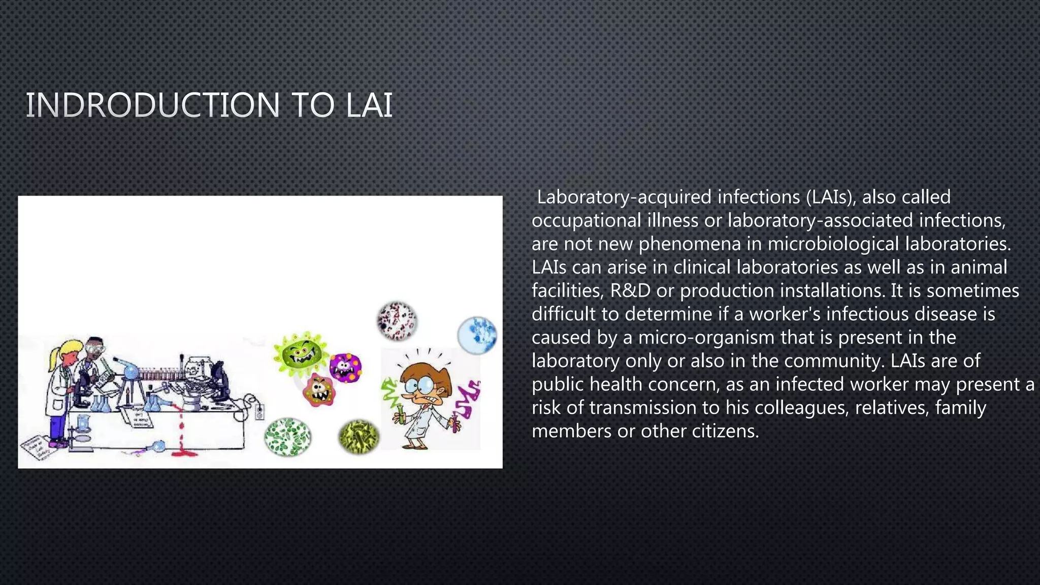 laboratory associated infections | PPTX