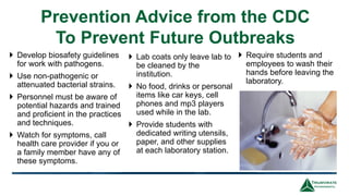 Best Practices for Preventing Laboratory-Acquired Infections in ...