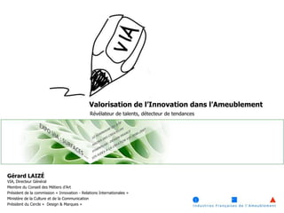 Gérard Laizé: Innovation et prospective dans notre cadre de vie