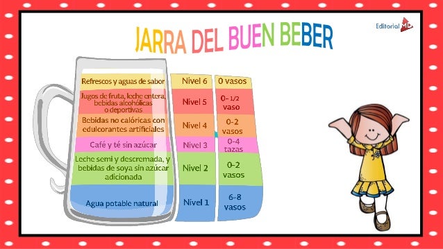 La jarra del buen beber para niños