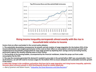 Life on the Plantation: Thoughts on Income inequality | PPTX
