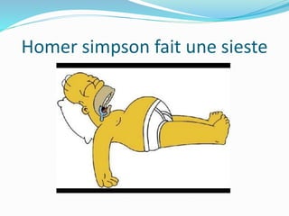 Homer simpson fait une sieste
 