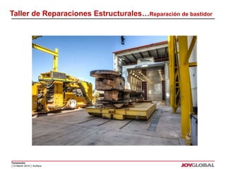 Taller de Reparaciones Estructurales…Reparación de bastidor 
Toromocho 
│14 March 2014 │ Surface 
 
