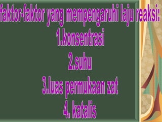 Laju reaksi. ok ppt