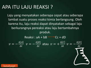 Laju reaksi | PPTX