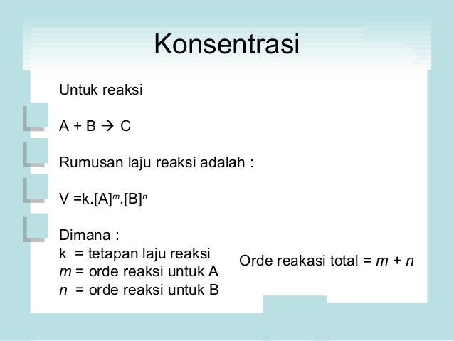 LAJU REAKSI LAJU REAKSI