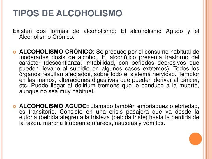 Como la ortodoxia se refiere a la codificación del alcoholismo