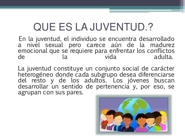 La juventud y el cambio social
