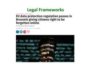 20	
Legal	Frameworks	
 