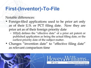 Understanding Changes to 35 USC 102 or 