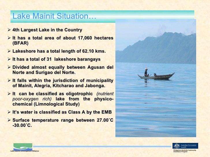 The Lake Mainit and Its Watershed