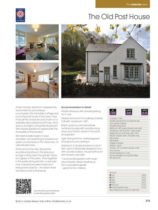 Lakelovers 2012 brochure