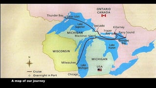 A map of our journey
 