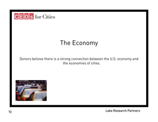 Donors and Cities - Celinda Lake