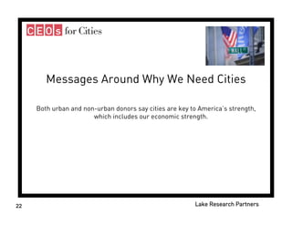 Donors and Cities - Celinda Lake