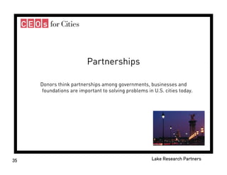 Donors and Cities - Celinda Lake