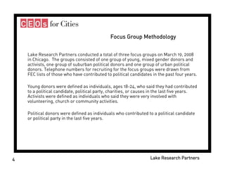 Donors and Cities - Celinda Lake