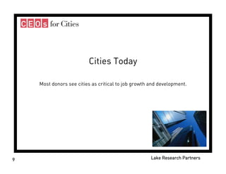 Donors and Cities - Celinda Lake