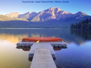 Pyramid Lake, Jasper National Park, Alberta, Canada 