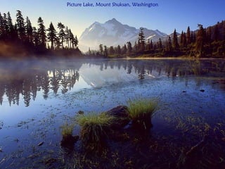 Picture Lake, Mount Shuksan, Washington 