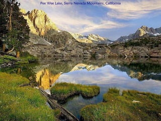 Pee Wee Lake, Sierra Nevada Mountains, California 