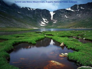 Summit Lake Below Mount Evans, Arapaho National Forest, Colorado 